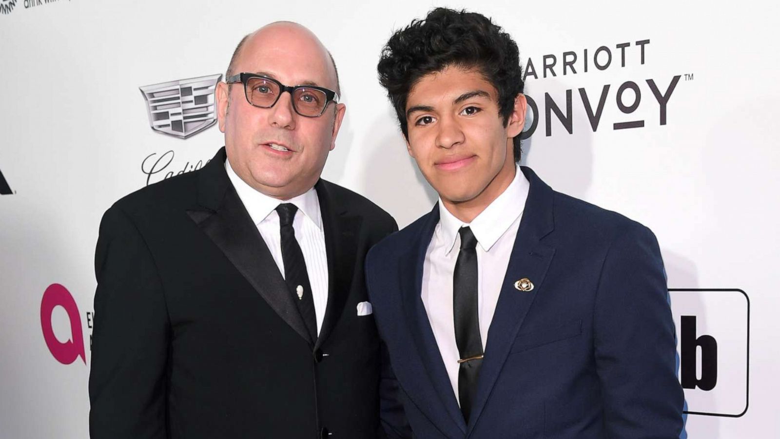 PHOTO: Willie Garson and Nathen Garson attend the 27th annual Elton John AIDS Foundation Academy Awards viewing party, Feb. 24, 2019, in West Hollywood, Calif.