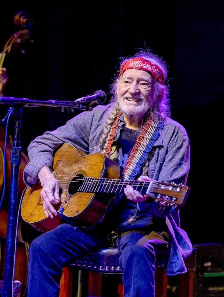 PHOTO: In this May 15, 2024, file photo, Willie Nelson performs in concert at Pinewood Performing Arts, in Lincoln, Nebraska. 