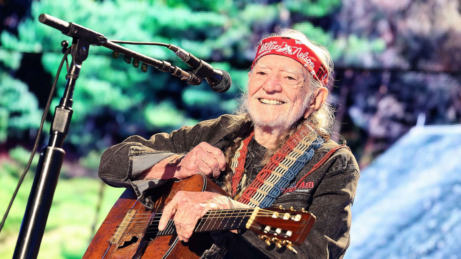 PHOTO: Willie Nelson performs in concert during Farm Aid at Coastal Credit Union Music Park at Walnut Creek, Sept. 24, 2022, in Raleigh, N.C.