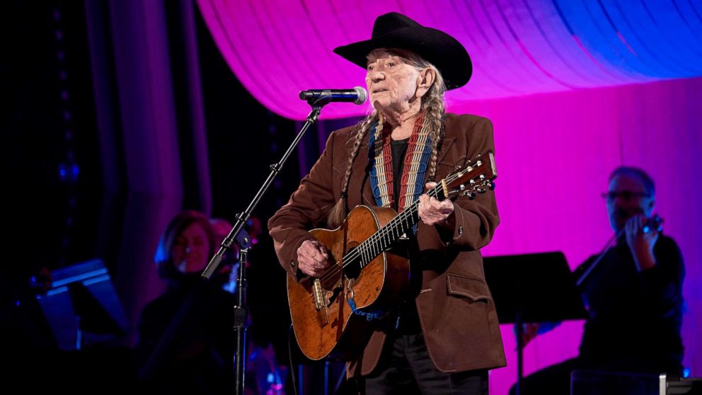 Willie Nelson performs onstage during the 53rd annual CMA Awards at the Bridgestone Arena, Nov. 13, 2019, in Nashville, Tennessee.