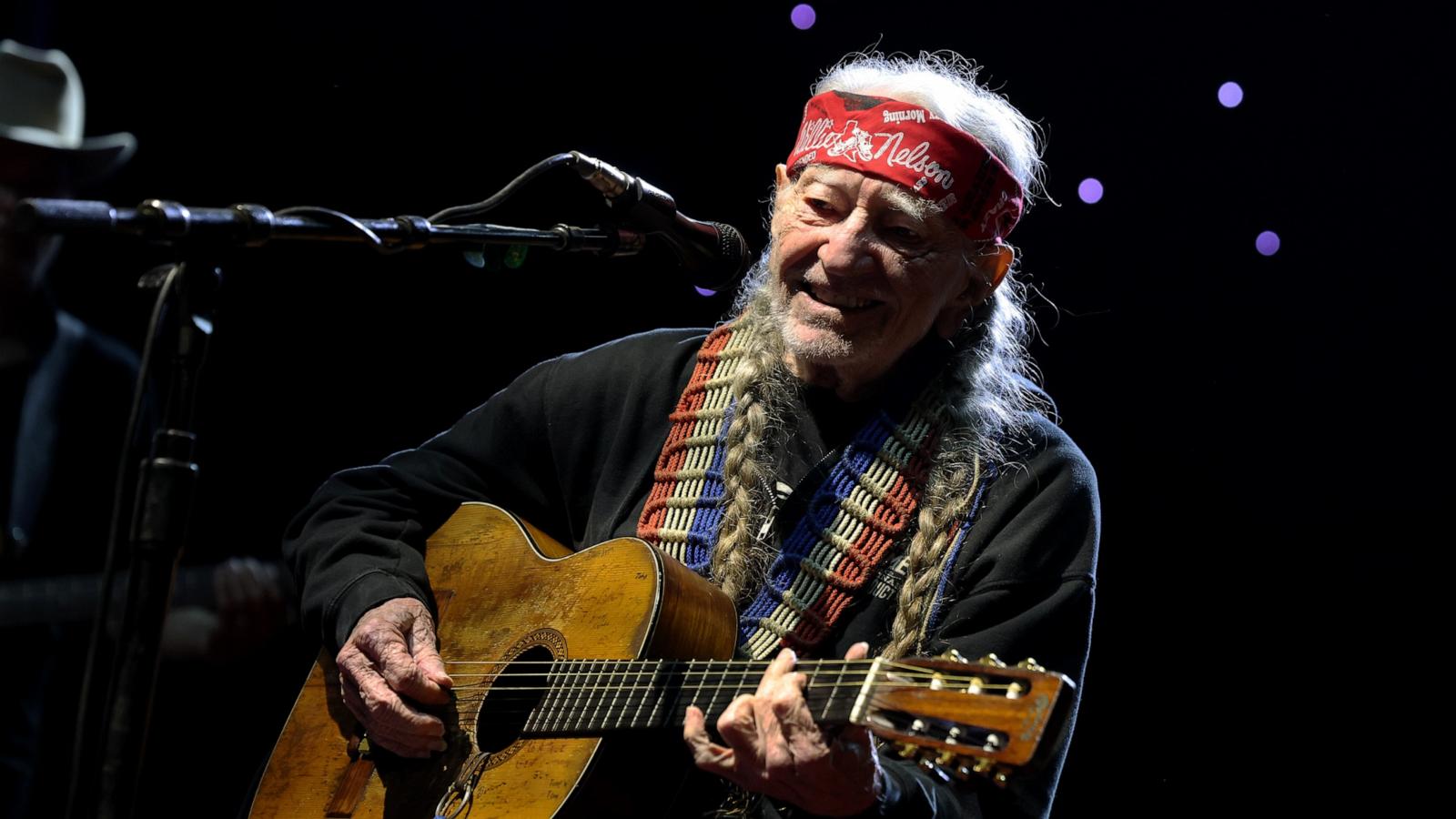 PHOTO: In this March 14, 2024, file photo, Willie Nelson performs in concert during Luck Reunion, in Spicewood, Texas.