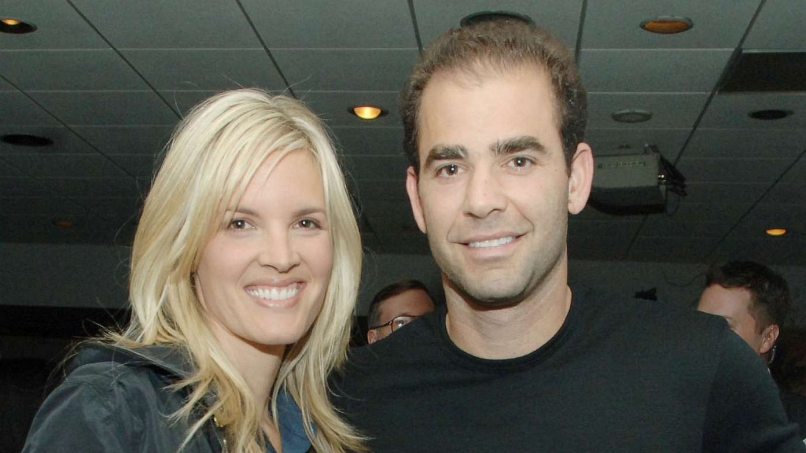 PHOTO: Actress Bridgette Wilson and tennis player Pete Sampras on April 19, 2008 in Las Vegas.