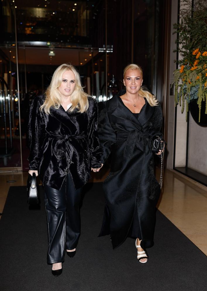 PHOTO: Rebel Wilson and Ramona Agruma are seen on Sept. 30, 2024 in Paris.