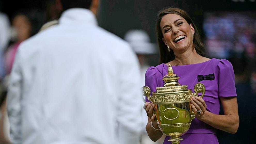 Kate Middleton woont de finale van Wimbledon bij, te midden van een kankerbehandeling