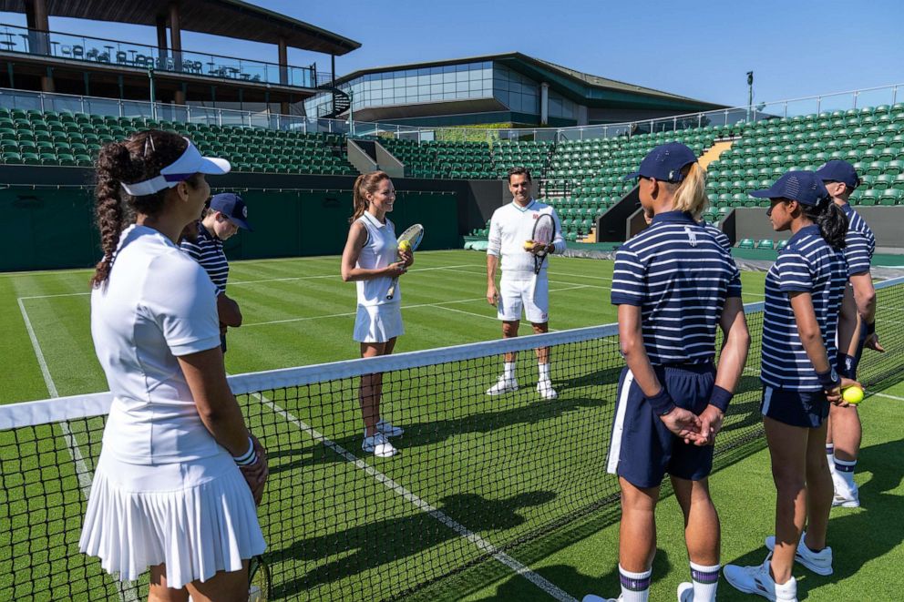 Princess Kate vs. Federer - Wimbledon 2023 Ralph Lauren Ball Boy