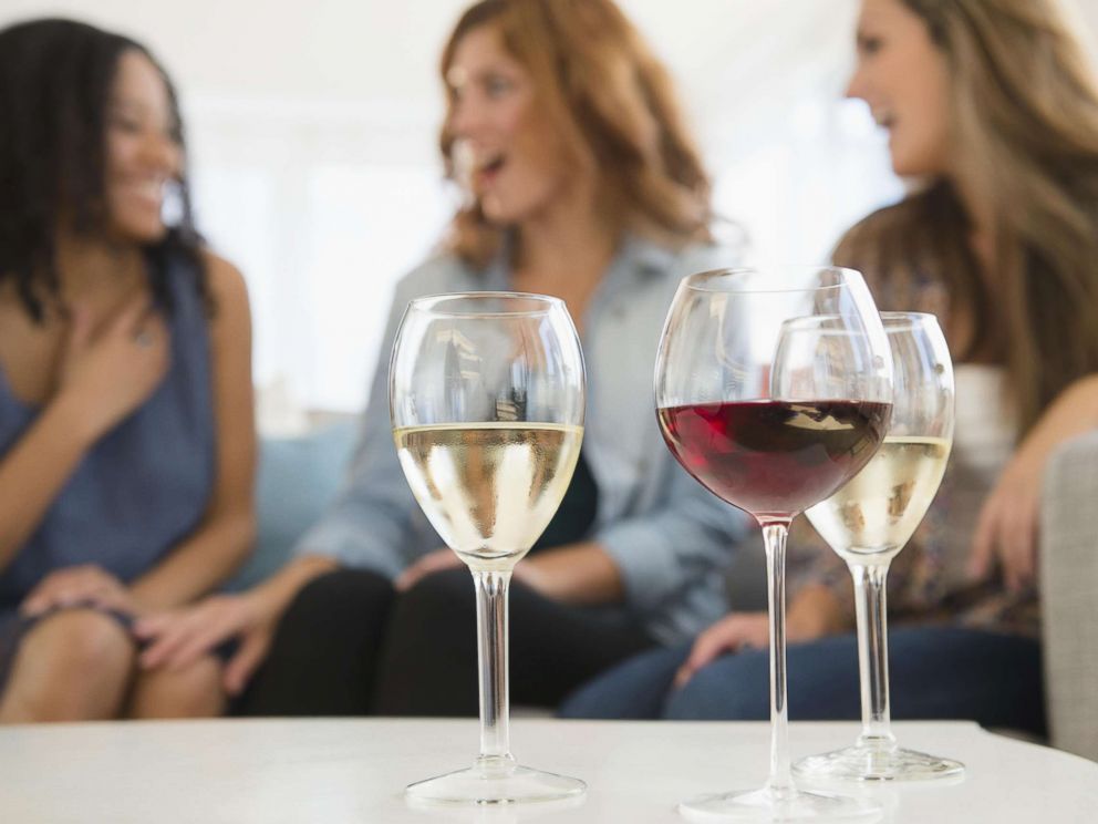 PHOTO: Women are pictured with wine glasses in an undated stock photo.