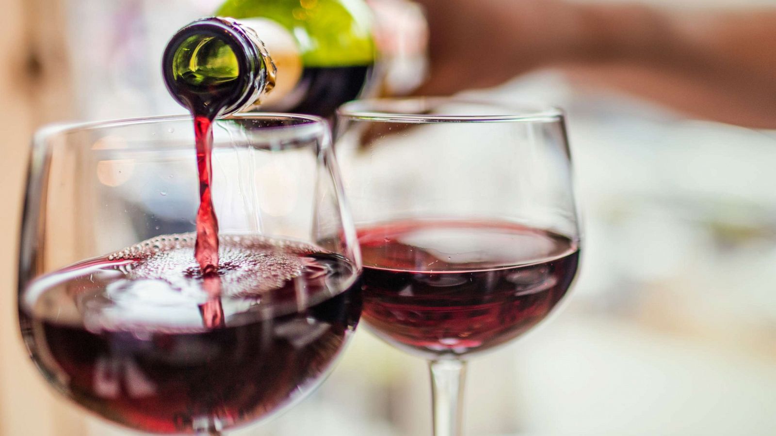 PHOTO: A person pours red wine in an undated stock photo.