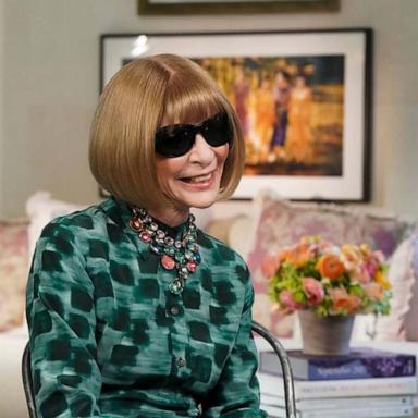 PHOTO: Anna Wintour discusses 2025 Met Gala preparations, theme, and more in an exclusive interview with "Good Morning America."