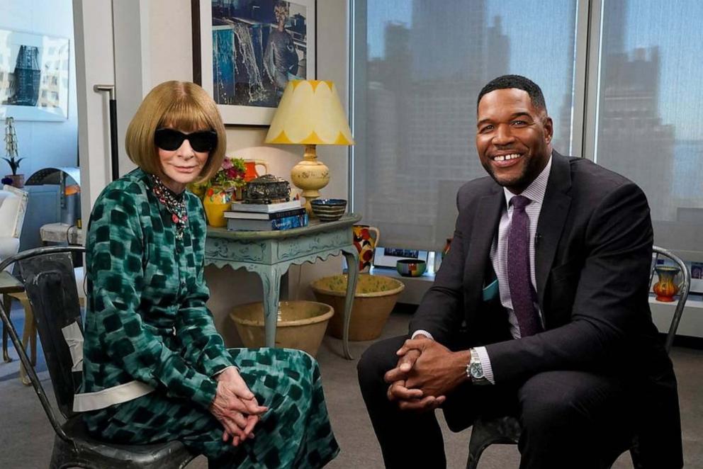 PHOTO: Anna Wintour discusses 2025 Met Gala preparations, theme, and more in an exclusive interview with "Good Morning America."