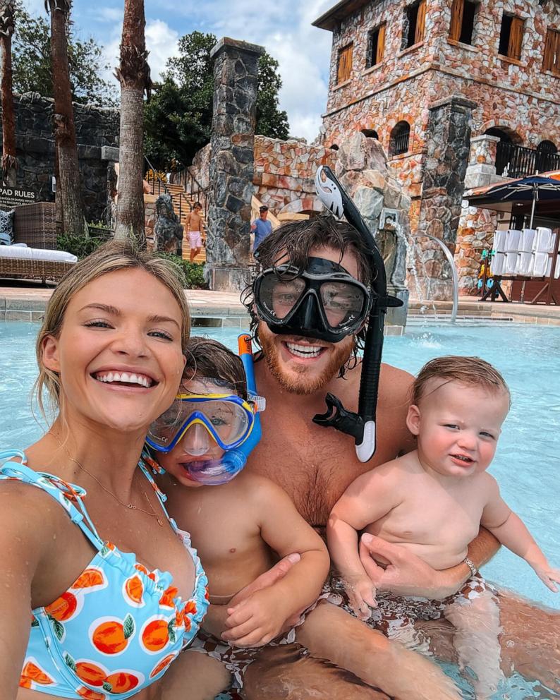 PHOTO: In this photo posted to her Instagram account, Witney Carson is shown with her husband Carson McAllister and their two children.