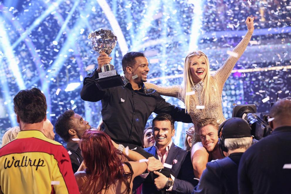 PHOTO: At the end of the night, Alfonso Ribeiro and Witney Carson were crowned the Season 19 Champions, on the Season Finale of "Dancing with the Stars."