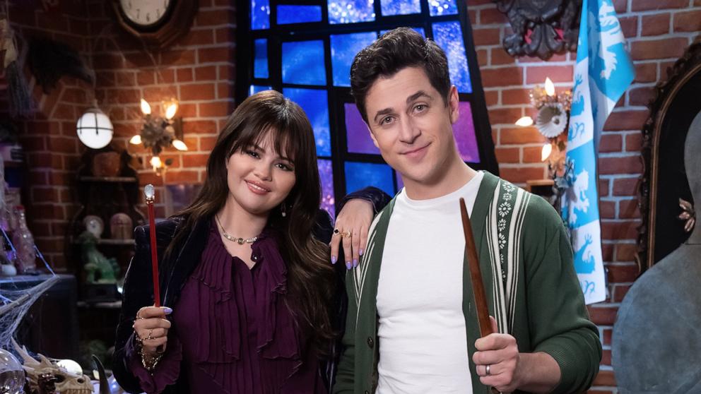 PHOTO: Selina Gomez and Devid Henrie are shown in a promo photo for "Wizards Beyond Waverly Place."