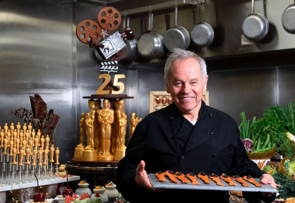 PHOTO: Celebrity Chef Wolfgang Puck poses in the kitchen while preparing the diner for the 91st annual Academy Awards Governors Ball, in Hollywood, Calif., Feb. 20, 2019.