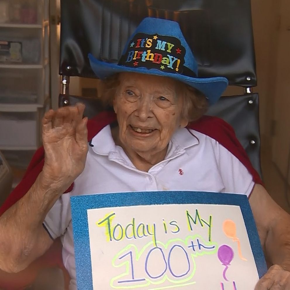 VIDEO: Family sings 'Happy Birthday' to 100-year-old at nursing home during coronavirus crisis