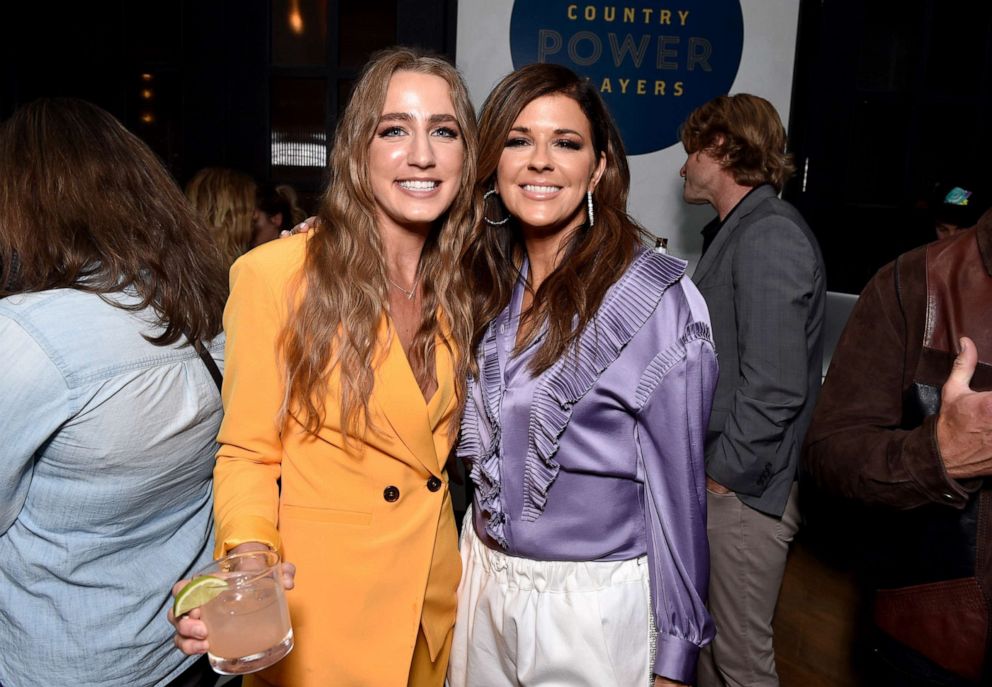 PHOTO: Ingrid Andress and Karen Fairchild attend 2019 Billboard Country Power Players at The Dream Hotel in Nashville, Tenn., June 4, 2019.