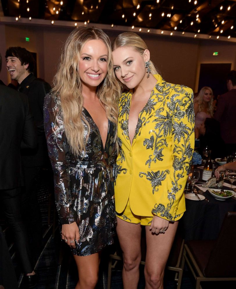 PHOTO: Carly Pearce and Kelsea Ballerini attend the 57th Annual ASCAP Country Music Awards in Nashville, Tenn., Nov. 11, 2019.