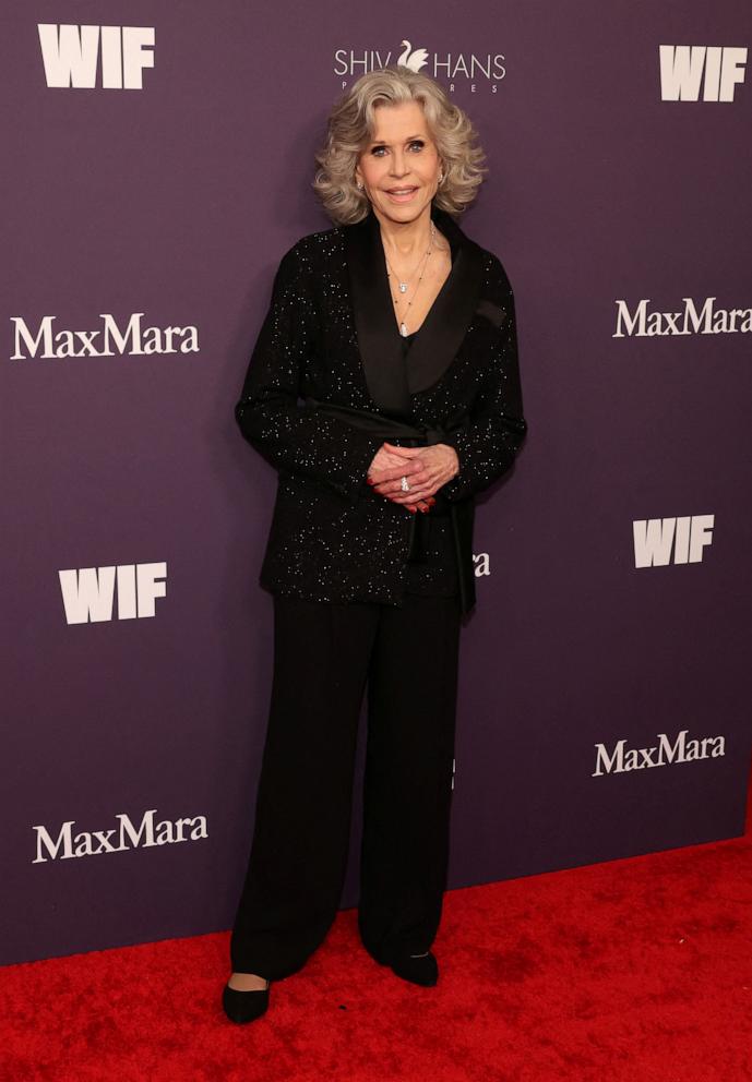 PHOTO: Jane Fonda attends the WIF (Women In Film) Honors in Beverly Hills, Calif., Oct. 24, 2024. 