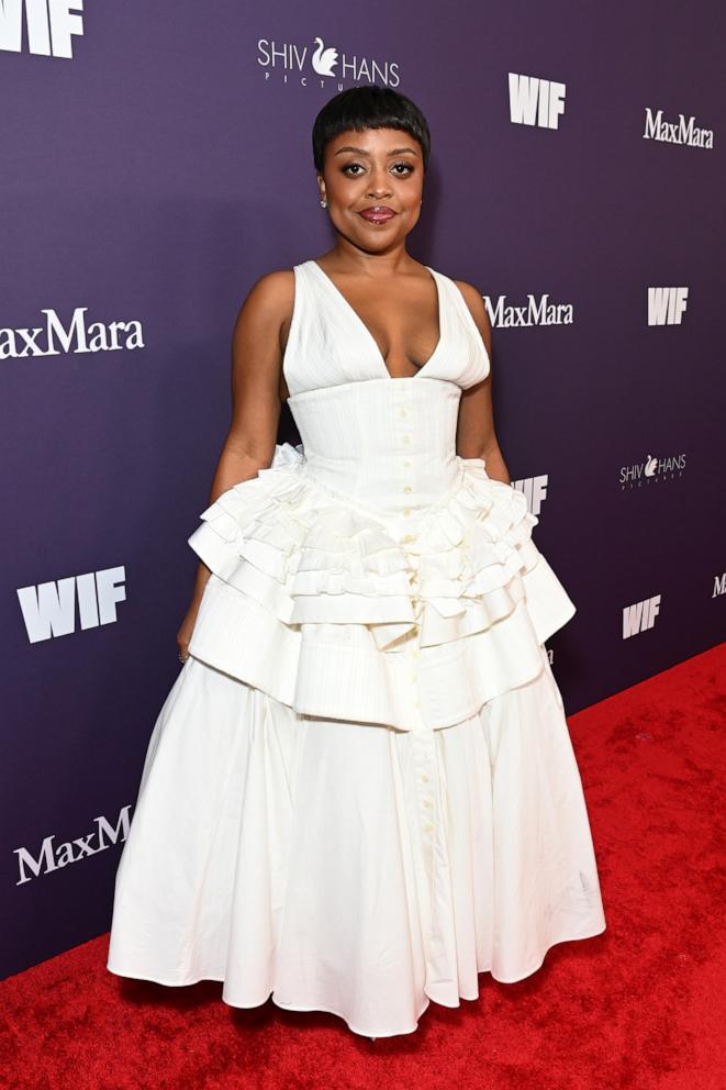 PHOTO: Quinta Brunson attends WIF Honors, Oct. 24, 2024, in Beverly Hills, Calif.