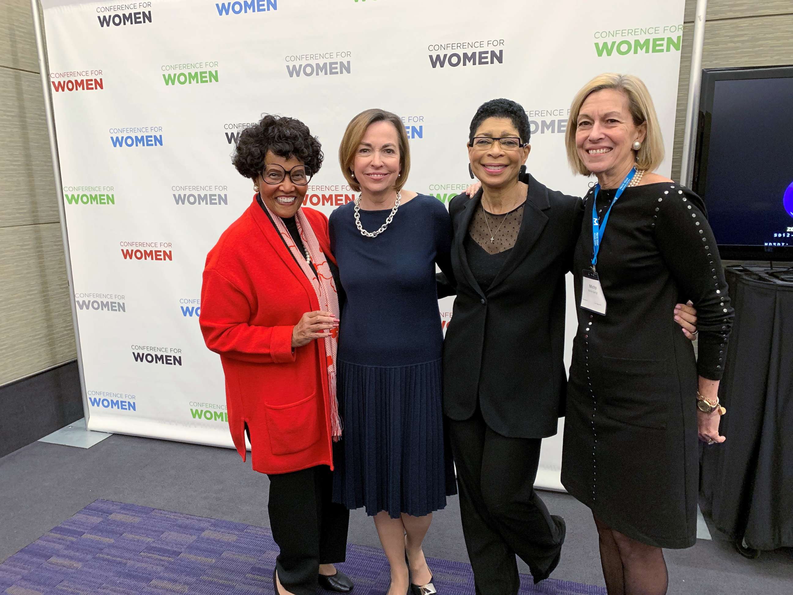 PHOTO: Four female leaders in Boston founded the Massachusetts Conference for Women 14 years ago. Pictured: Marian L. Heard, Gloria Cordes Larson,  Carol Fulp and Micho Spring.