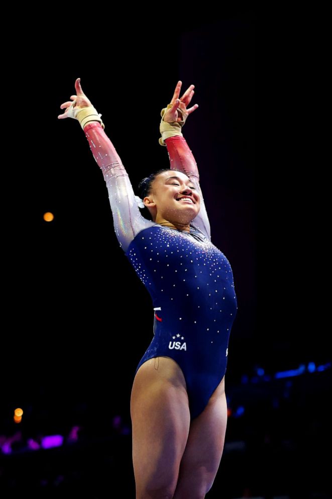 US women's gymnastics team wins historic 7th consecutive world championship  title - Good Morning America