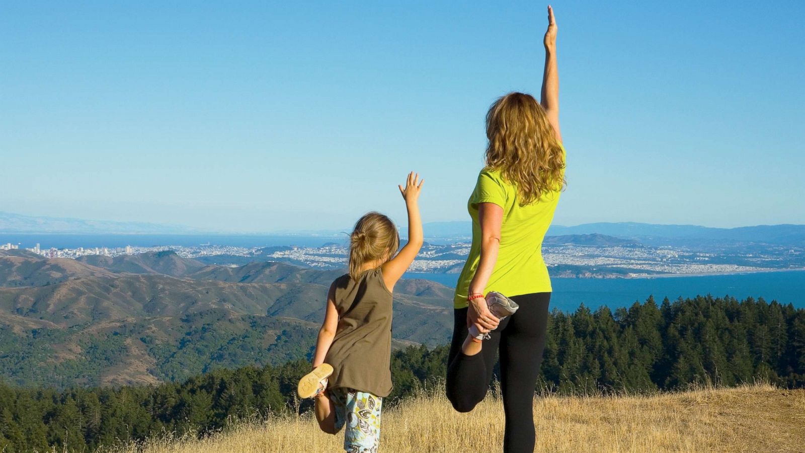 PHOTO: A mother and daughter workout in this undated stock photo.