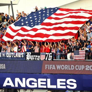 PHOTO: Fans are shown inside the stadium before the United States v Turkey match of the FIFA World Cup 2026, at Los Angeles Stadium, on June 25, 2026, in Inglewood, Calif.