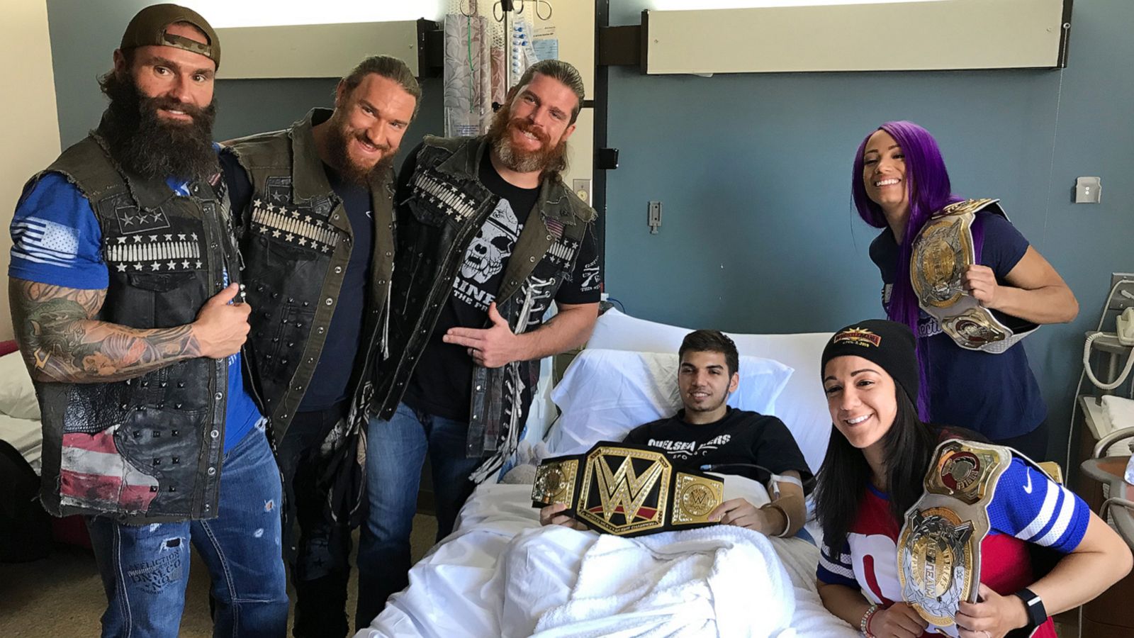 PHOTO: WWE Superstars visit children at The Brooklyn Hospital Center.