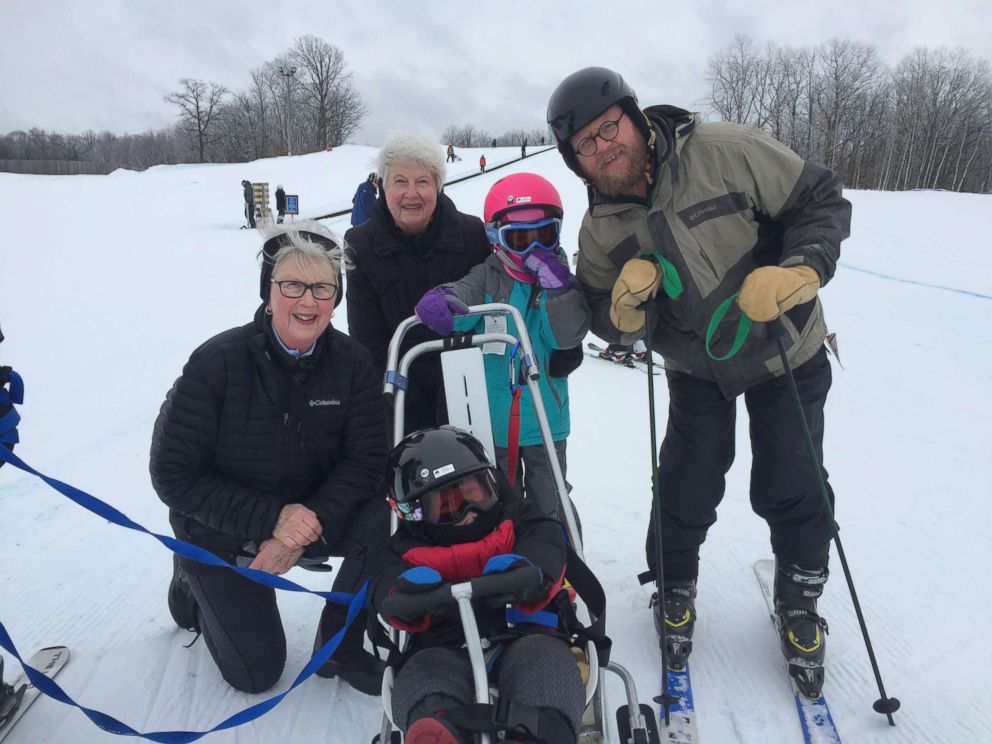 PHOTO: Wyatt Burggraff, 4, whose video of jumping on his trampoline in a wheelchair has gone viral, participates in many activities in his community.