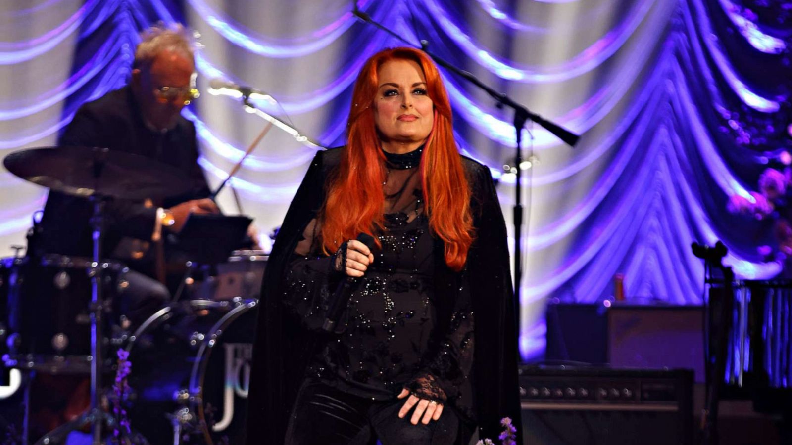 PHOTO: Wynonna Judd performs onstage during CMT and Sandbox Live's "Naomi Judd: A River Of Time Celebration" at Ryman Auditorium on May 15, 2022 in Nashville, Tenn.