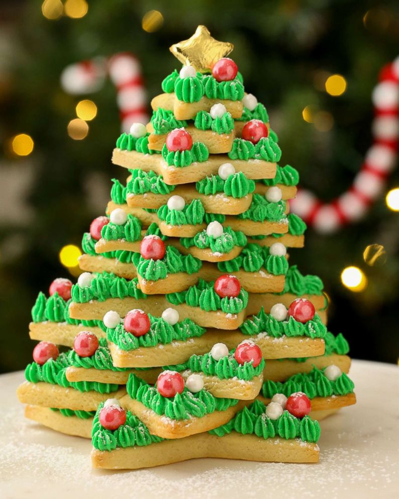 PHOTO: Try Preppy Kitchen's festive holiday cookie tree recipe.