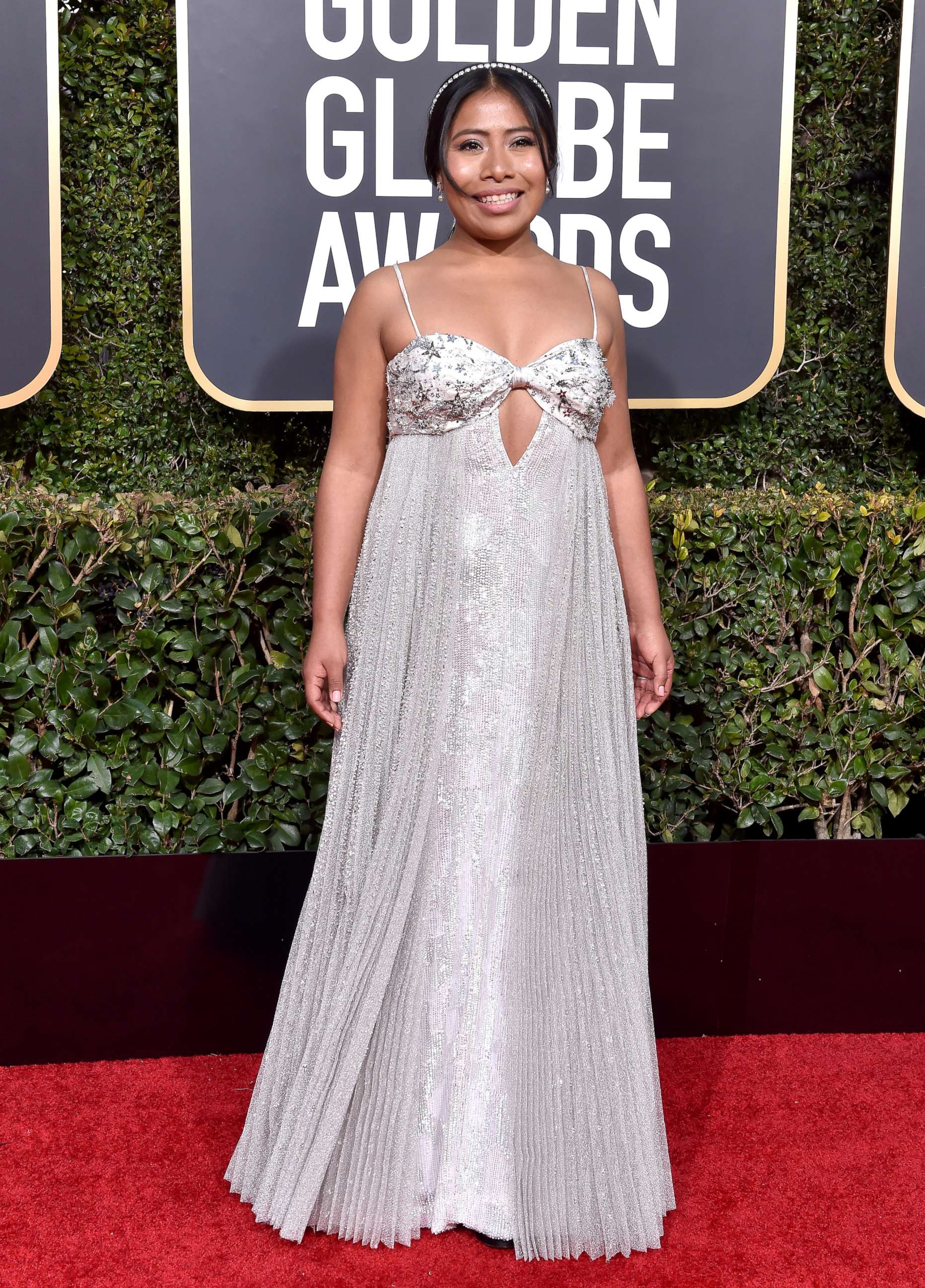 PHOTO: Yalitza Aparicio attends the 76th annual Golden Globe awards at the Beverly Hilton Hotel, Jan. 6, 2019, in Beverly Hills, Calif.