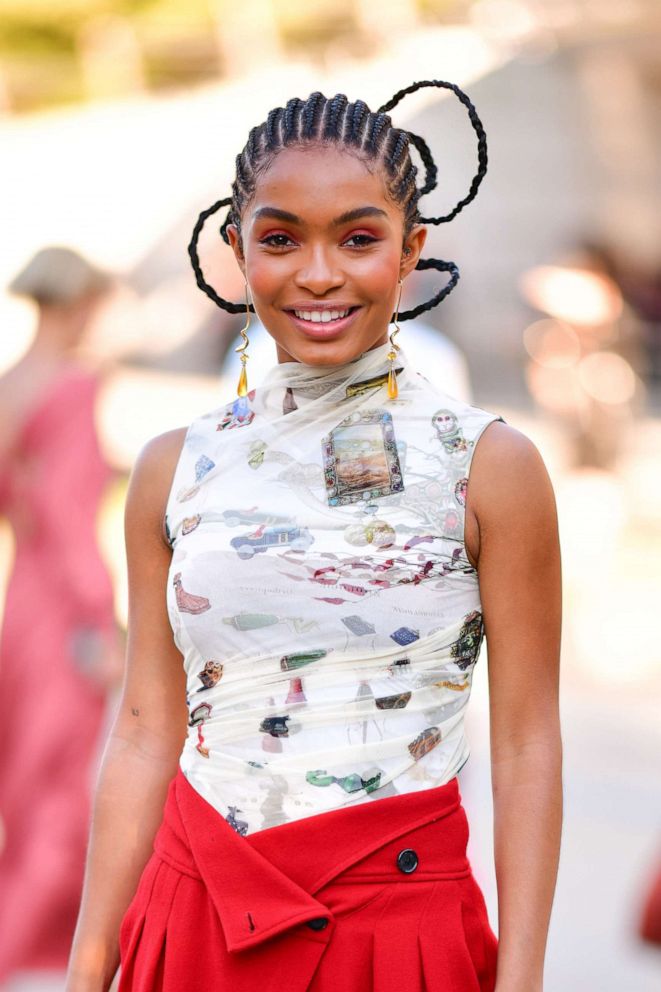 PHOTO: Yara Shahidi arrives to the 2019 CFDA Fashion Awards at Brooklyn Museum on June 3, 2019 in New York City.