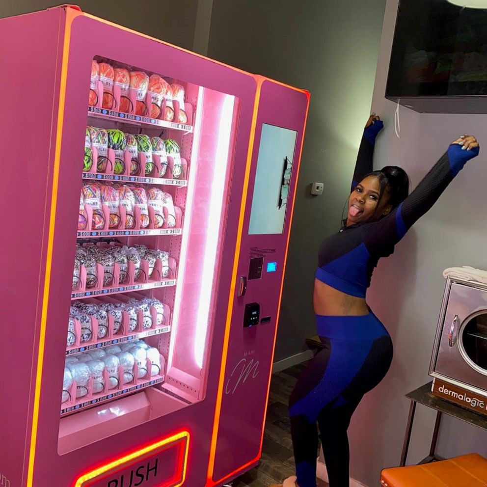 VIDEO: Black female entrepreneur debuts yarn vending machines