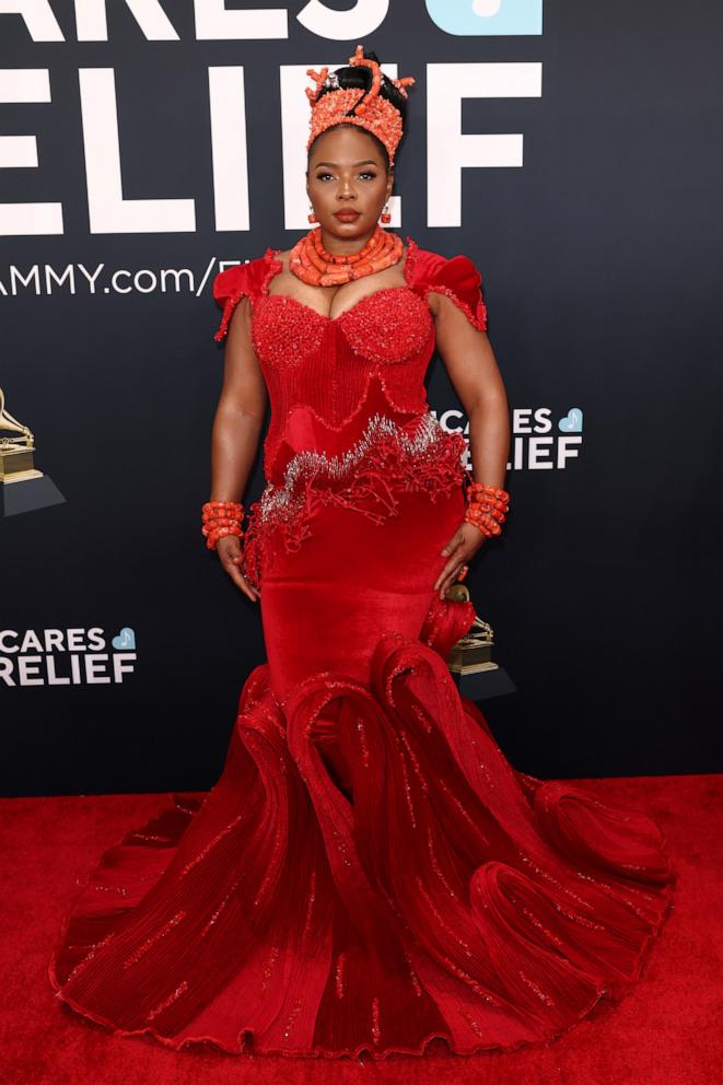 PHOTO: Yemi Alade attends the 67th Annual GRAMMY Awards in Los Angeles, Feb. 02, 2025.