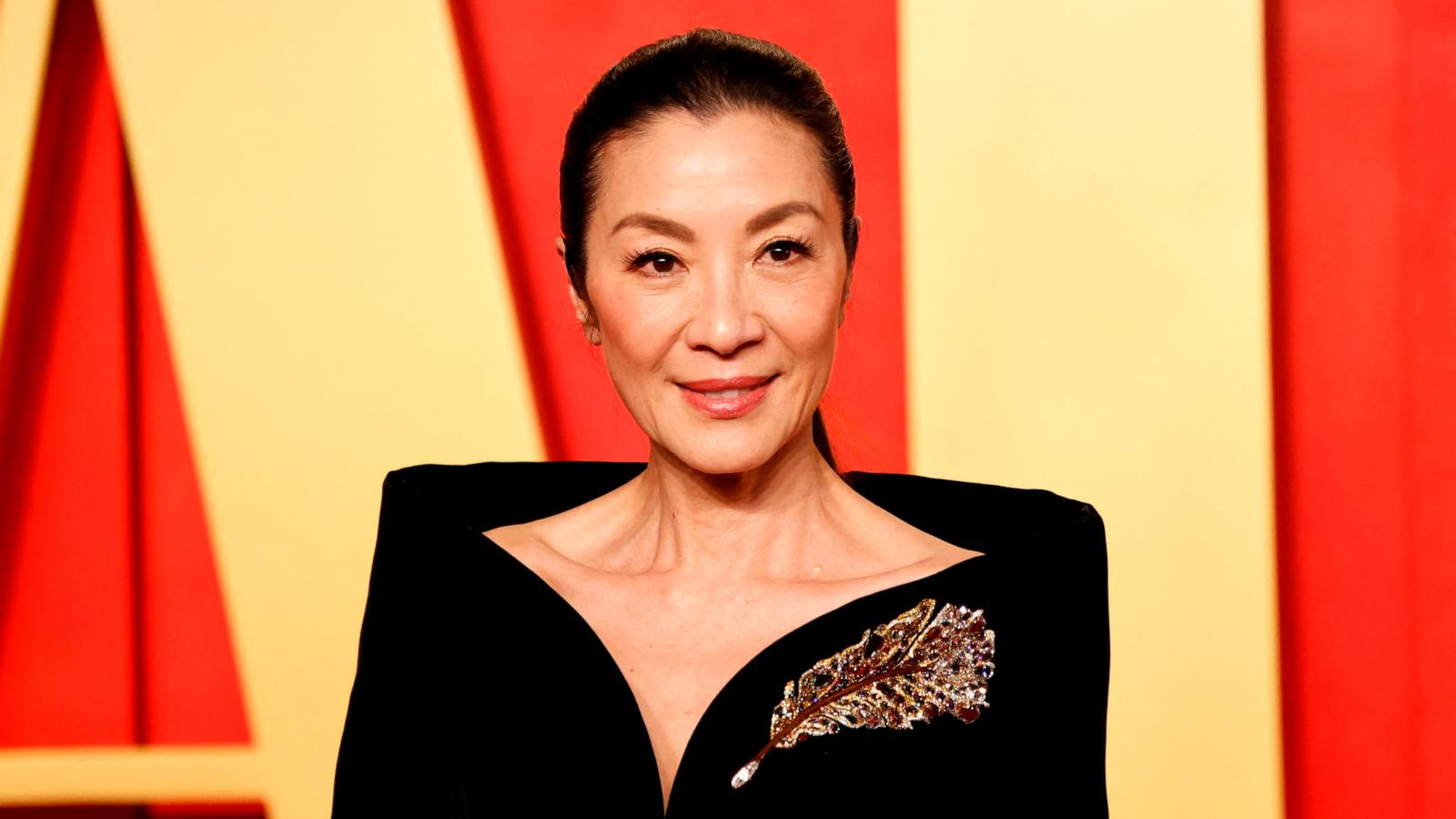 PHOTO: Michelle Yeoh attends the Vanity Fair Oscars Party in Beverly Hills, Calif., March 10, 2024.