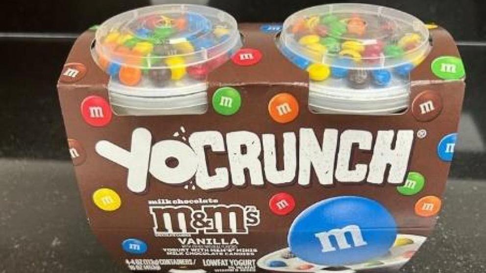 PHOTO: Danone U.S. voluntarily recalled YoCrunch yogurt products due to possible presence of plastic.