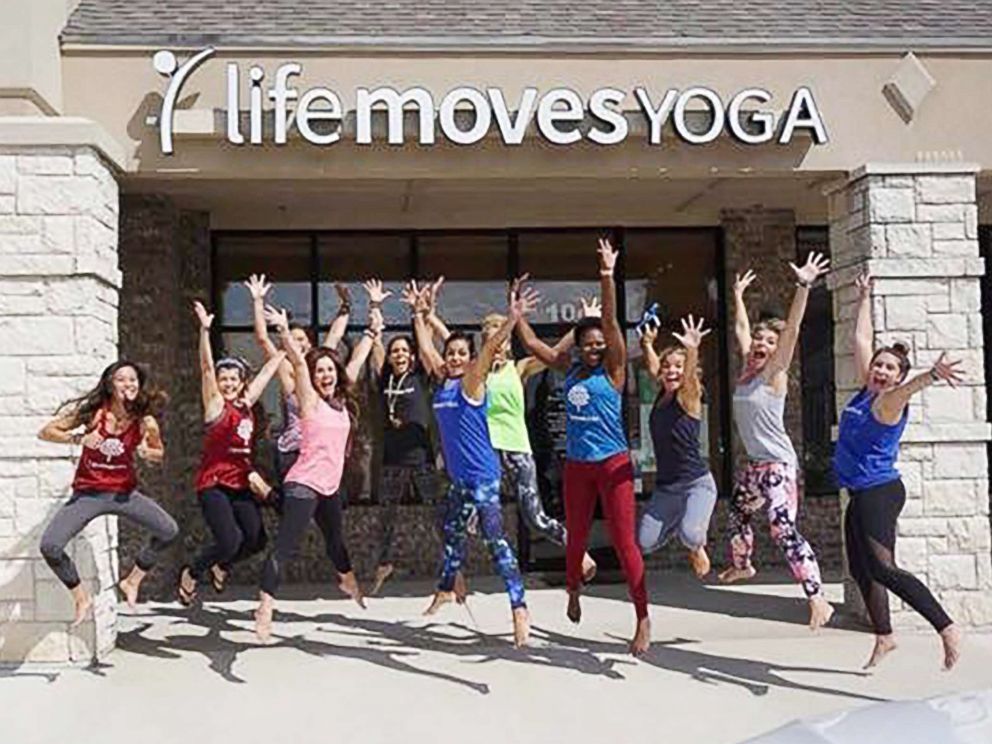 PHOTO: Life Moves Yoga studio in Killeen, Texas, near Fort Hood Military Base, helps military veterans and the community heal through yoga.