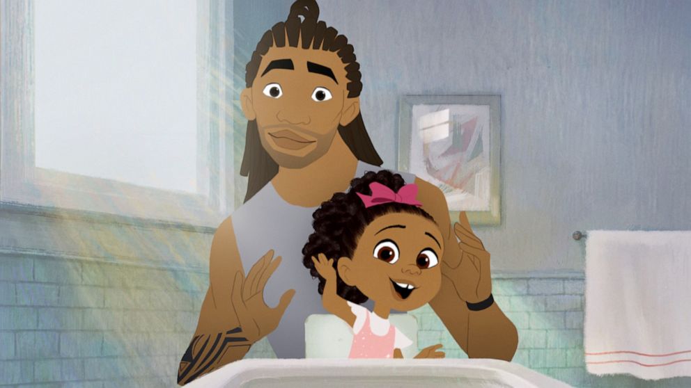 PHOTO: A scene from the animated film, "Hair Love."