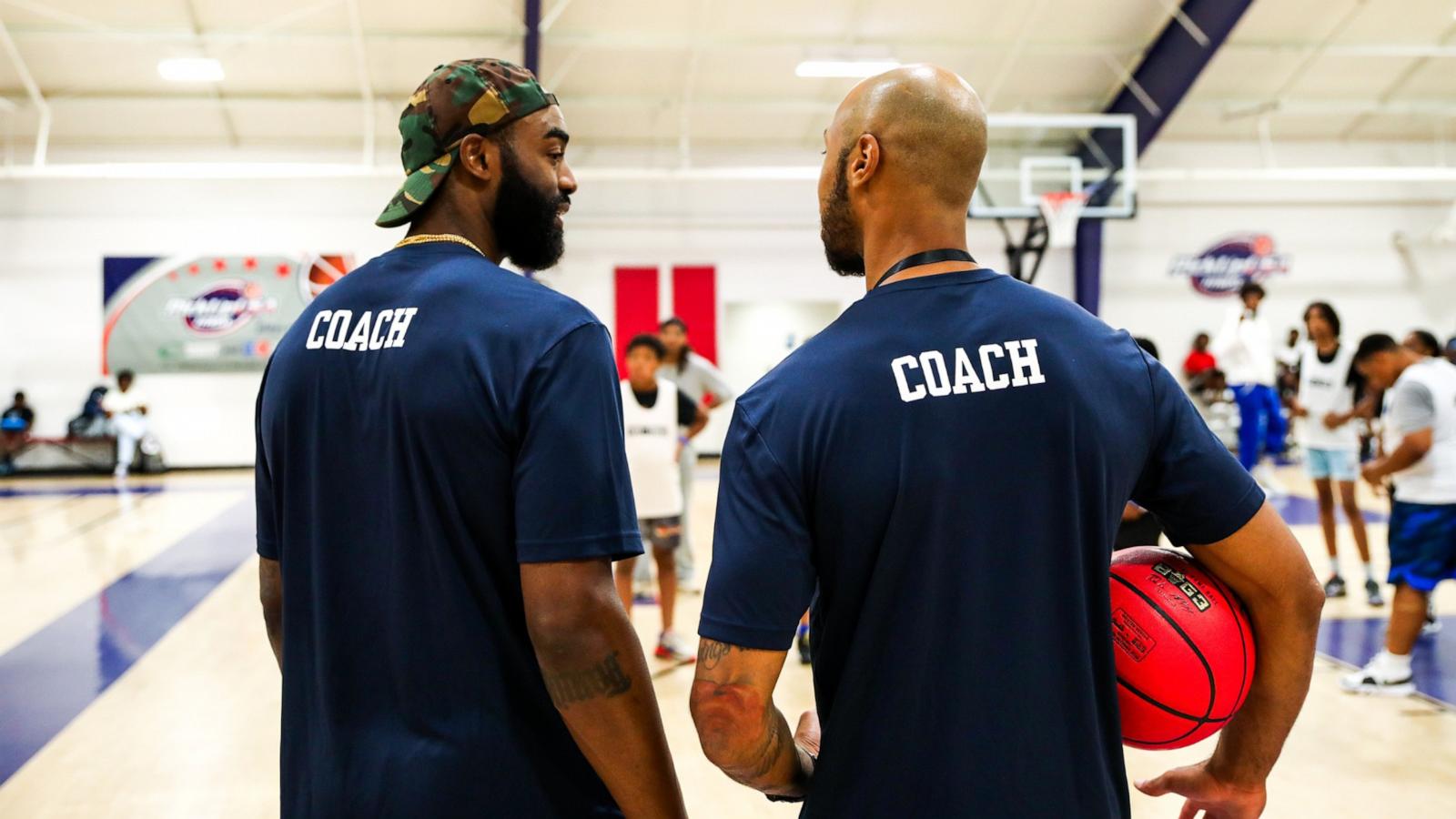 PHOTO: DaJuan Summers and Garlon Green serve as coaches for the Young3 basketball program.