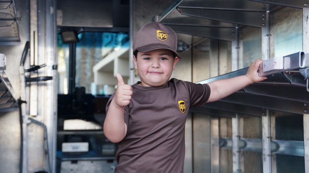 VIDEO: 6-year-old battling leukemia becomes UPS driver for the day