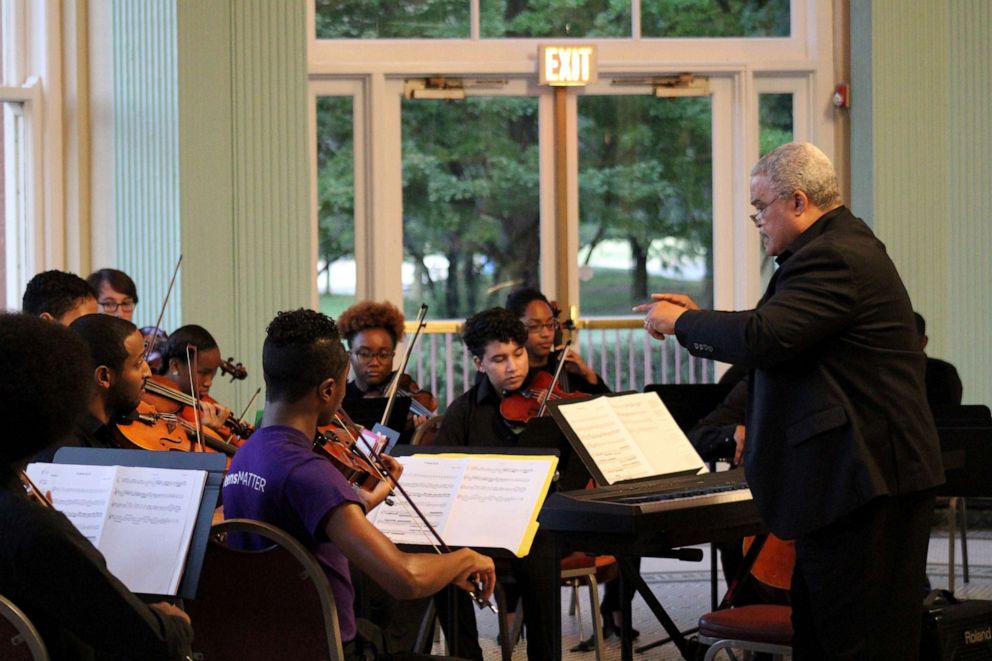 PHOTO: Charles Dickerson is the conductor and founder of the South Side of Chicago Youth Orchestra.