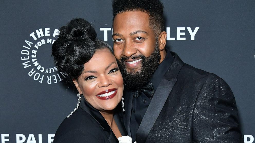 PHOTO: Yvette Nicole Brown and Anthony Davis attend The Paley Center for Media hosts Paley Honors Fall Gala honoring Tyler Perry, Dec. 4, 2024, in Beverly Hills.