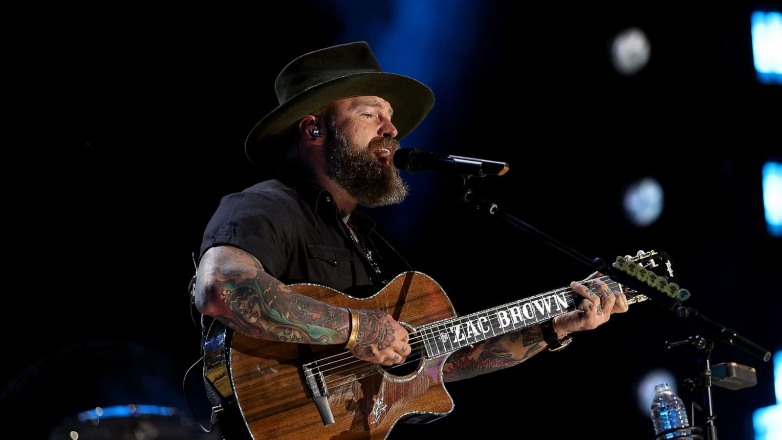 PHOTO: Zac Brown of Zac Brown Band performs, June 9, 2022, in Nashville, Tenn.