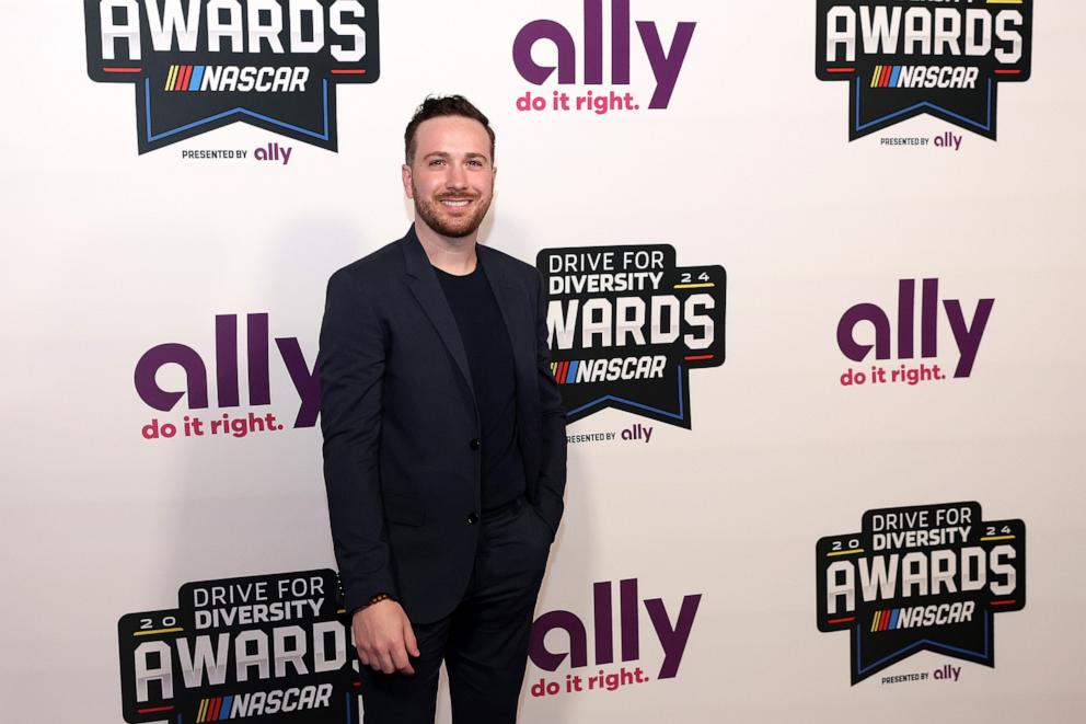 PHOTO: Zach Herrin attends the 2024 NASCAR Drive for Diversity Awards at the Majestic Downtown Los Angeles, Feb. 2, 2024, in Los Angeles.