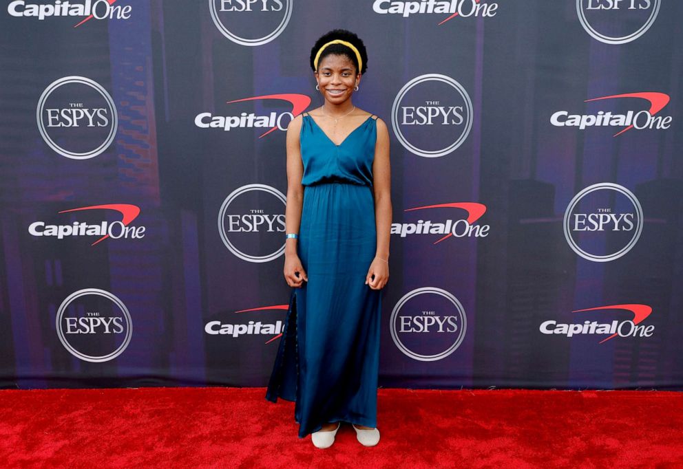PHOTO: Zaila Avant-garde attends the 2021 ESPY Awards at Rooftop At Pier 17 on July 10, 2021 in New York City.