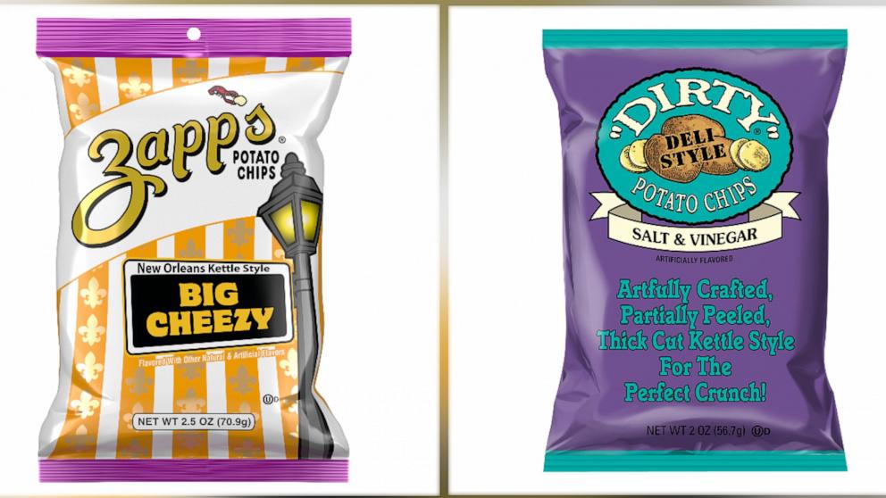 Utz Quality Foods has recalled two brands of their chips, Zapp's and Dirty, in various flavors.