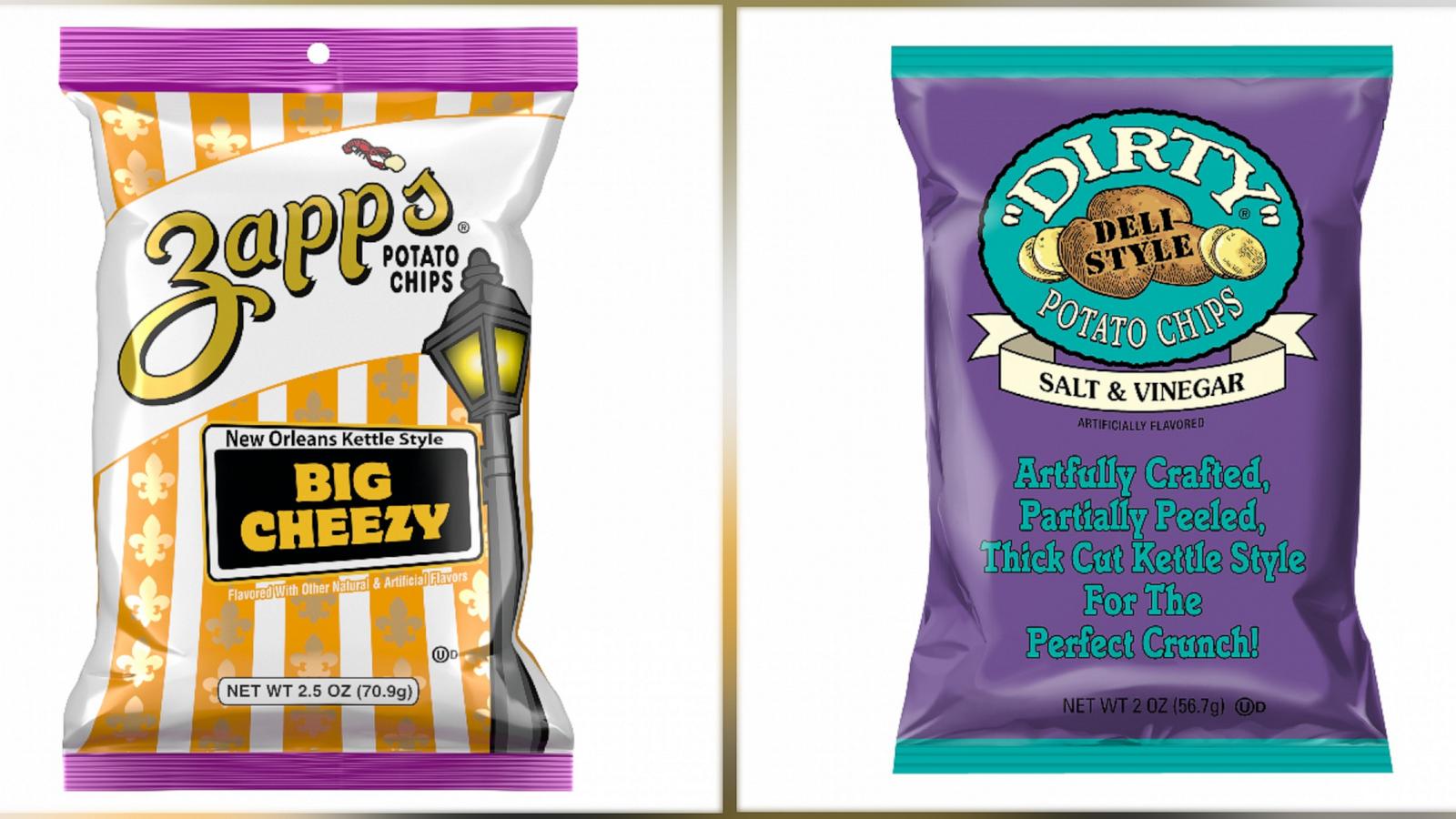 Utz Quality Foods has recalled two brands of their chips, Zapp's and Dirty, in various flavors.