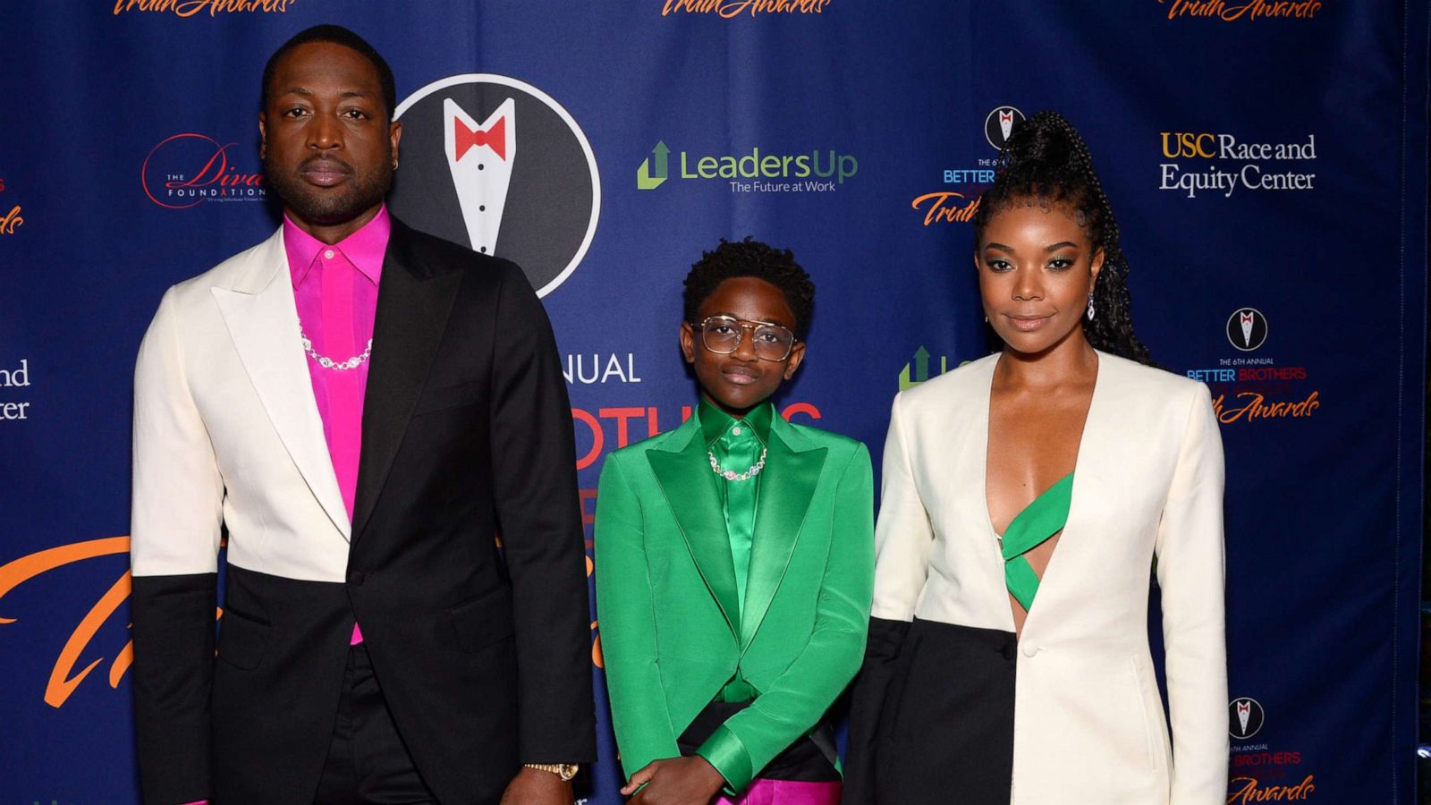 PHOTO: In this March 7, 2020, file photo, Dwyane Wade, Zaya Wade and Gabrielle Union attend an event in Los Angeles.