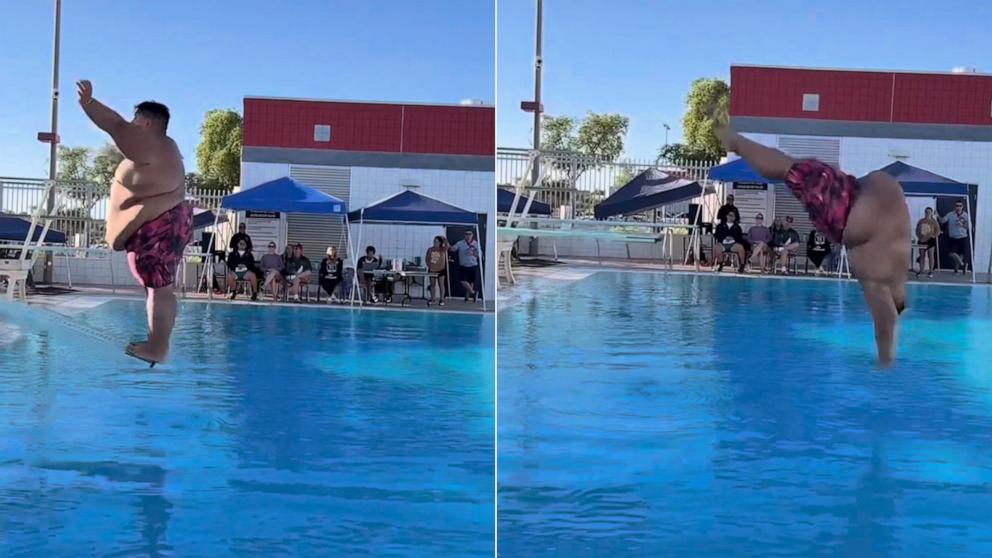 PHOTO: Zeke Sanchez is a 17-year-old diver who competes on the Desert Ridge High School Swim and Dive team and for the East Valley Dive Club.