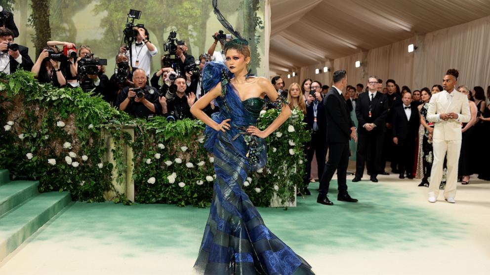 PHOTO: Zendaya attends The 2024 Met Gala Celebrating "Sleeping Beauties: Reawakening Fashion" at The Metropolitan Museum of Art, May 6, 2024, in New York.